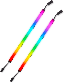 Corsair Icue Ls100 Smart Lighting Strip Expansion Kit -2X 250Mm Addressable Led Strip Rgb Ext Cable Adhesive Tape Cable Clips. 2 Years Warranty. Cd-9010001-Ww/Ss
