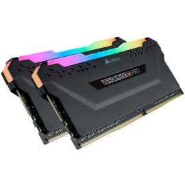 Corsair Vengeance Rgb Pro Ddr4 3000Mhz 32Gb 2 X 288 Dimm Unbuffered 15-17-17-35 Black Heat Spreader Rgb Led 1.35V Xmp 2.0 Cmw32Gx4M2C3000C15