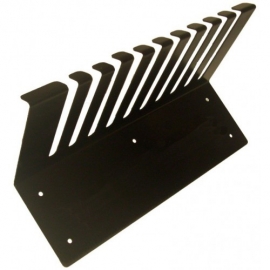 4cabling Wall Mount Cable Manager: 10 Slot Lead Manager 10-cable-holder