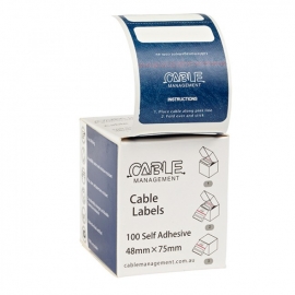 4cabling 1ru Cable Management Rail - 5 Plastic Ring 002.008.0030