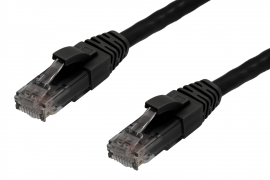 4cabling 2.5m Cat 6 Ethernet Network Cable: Black 004.002.2017
