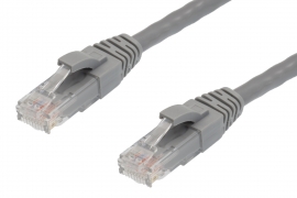 4cabling 2.5m Cat 6 Ethernet Network Cable: Grey 004.002.9017