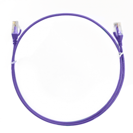4cabling 0.5m Cat 6 Ultra Thin Lszh Ethernet Network Cables: Purple 004.004.4002