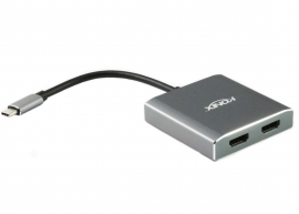 USB 3.1 Type-C Male to Dual HDMI® Converter | 20cm 005.004.0204