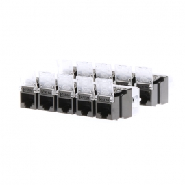 4cabling Cat 6 Keystone Rj45 Jack For 110 Face Plate 10 Pack Black 010.004.1003