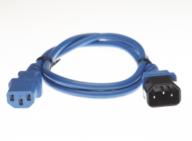 4cabling 0.5m Iec C13 To C14 Power Lead: Blue 011.180.1305