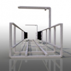 4cabling Elsafe Prodigy 1250 Mm Single Tier Cable Management Basket White 013.294.8020