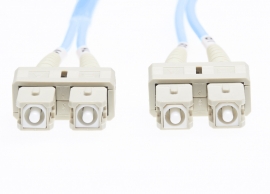 4cabling 3m Sc-sc Om4 Multimode Fibre Optic Cable: Blue Fl.om4scsc3mb
