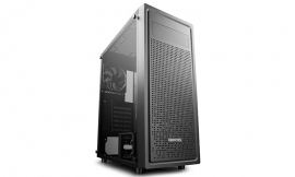 Black E-Shield Mid Tower Chassis Dp-Atx-E-Shield