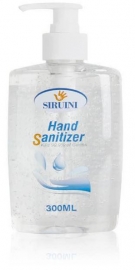 Siruini Hand Sanitizer Gel 300Ml Bottle | 75% Alcohol (022.000.0100)
