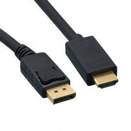 4cabling 2m Displayport Male To Hdmi Cable V1.4 Male: Black 022.002.0332