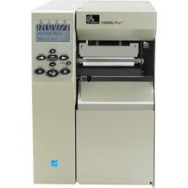 Zebra 105slplus 4in Industrial Thermal Transfer Printer 203dpi Aus Jap &uk Cord Serial Parallel Usb