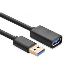 Ugreen Usb 3.0 Extension Male Cable 0.5M Black (30125) Acbugn30125