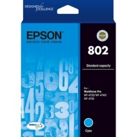EPSON 802 Std Cyan Ink Durabrite (C13T355292)