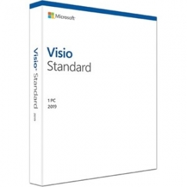 Microsoft Visio Standard 2019 Retail Box Medialess D86-05829