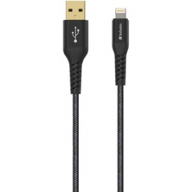 Verbatim Lightning Cable With Kevlar 120Cm Black (65857)