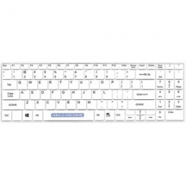 Man and Machine IT'S COOL WIRELESS OPEN-STYLE KEYBOARD WHITE - VALUE WASHABLE (ITSC/WI/W5)