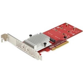 Startech Dual M.2 PCIe SSD Adapter Card (Pex8M2E2)