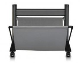 Hp Designjet Z2100 Photo 24in Standdesignjet Printer Stand And Media Bins Q6663a 