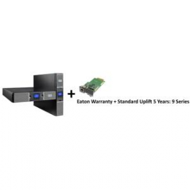 EATON 9PX 2000VA / 1800W 2U RACK/TOWER U + Warranty+ standard uplift 5 year: 9 seri + Gigabit Network Card (3118909 + 2681794 + 43343)