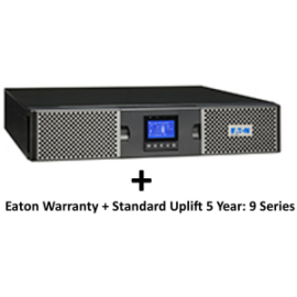 EATON 9PX 1000VA RACK/TOWER 10AMP + Warranty+ standard uplift 5 year: 9 seri (3973757 + 2681793)