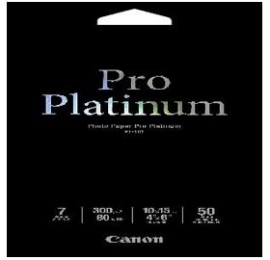 Canon Pt1014x6-50 50 Sheets, 4x6, 300gsm, Photo Paper Pro Platinum Pt1014x6-50 