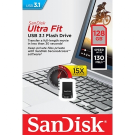 Sandisk 128gb Cz430 Ultra Fit Usb 3.1 (sdcz430-128g) Fussan128gcz430