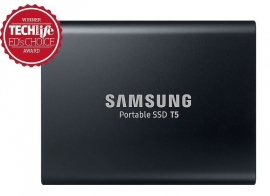 Samsung Portable SSD T5 USB 3.1 1TB - Black (MU-PA1T0B/WW)