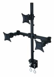 Speed Triple Monitor Arm Desk Mount Up To 27" & 10Kg Per Arm (Mnt-Speed-Lcd3502/T)