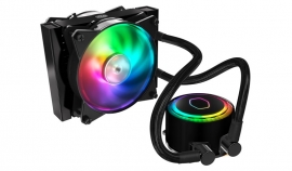 Coolermaster Masterliquid Ml120r 120mm Addressable Rgb Cpu Cooler Dual Chambers Water Blo Mlx-d12m-a20pc-r1