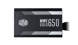 Coolermaster Mwe 650w Gold Fixed Fixed Cable Design 80 Plus Gold Compact Size 12cm Fan Components
