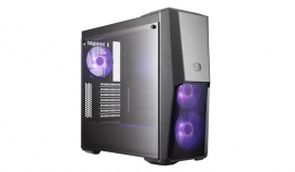 Coolermaster Masterbox Mb500 Rgb Atx Tempered Glass Window 3x Rgb Fans Mcb-b500d-kgnn-s00
