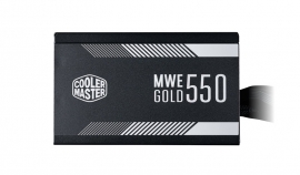 Coolermaster Mwe 550w Gold Fixed Fixed Cable Design 80 Plus Gold Components