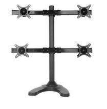 Speed Quad Monitor Desk Stand Up To 27" (Mnt-Speed-Curve/Q)