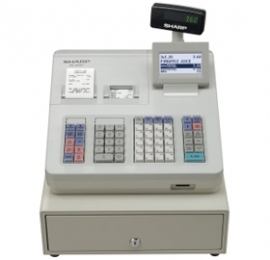 Sharp Xea307 Electronic Cash Register/ Raised Keyboard/ White. Replaces Model Xea303. Xea307