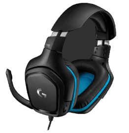 Logitech G432 7.1 Surround Sound Wired Gaming Headset Black 2Yr Wty 981-000824