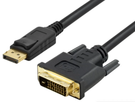 Blupeak 1M Displayport Male To Dvi Male Cable (Lifetime Warranty) Dpdv01
