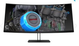 Hp Z38C 37.5" Curve Ips 21:9 300N 3840X1600 1000:1 5Ms Hdmi Dp 3Yr Z4W65A4