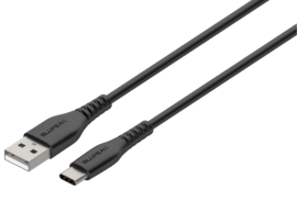Blupeak 2.5M Usb-C To Usb-A Charge/ Sync Cable - Black (Lifetime Warranty) Ucbk25