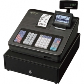 Sharp Xea207b Cash Register With Raised Keyboard/ Black. Built-in Sd Card Slot For Easy Sales Data