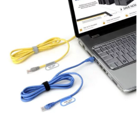 4Cabling Cable Labels Small 48 Pack Blue 003.024.0048