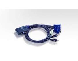 Aten Cs-62u 2 Port Petite Usb Kvm With Audio