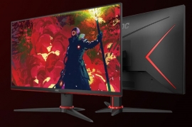 AOC 23.8 inch IPS, FreeSync, 1ms, Flicker Free, Ultra Narrow Border Monitor (24G2E5/75-Promo)