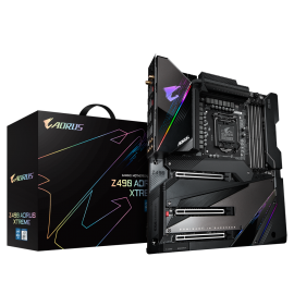 Gigabyte Z490 AORUS Motherboard 4xDDR4, 6xSATA, 3xM.2, 2xUSB-C, E-ATX, 3YR (Ga-Z490-Aorus-Xtreme)