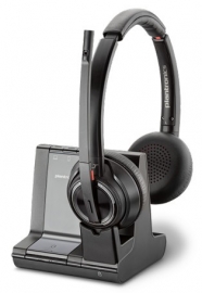 Plantronics Savi W8220 3-In-1 Over-The-Head Stereo W/ Less Uc Dect System (Pc/ Deskphone) 207325-04