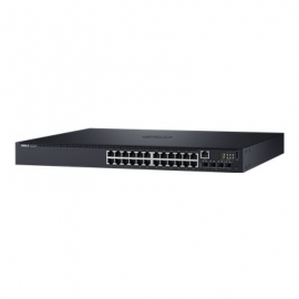 Dell N1524p Poe+ 24x 1gbe + 4x 10gbe Sfp+ Fixed Ports Stacking Io To Psu Airflow Ac / N1524n1524p