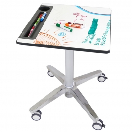 Ergotron Learnfit White Board Sit-Stand Desk Clear (24-756-003)