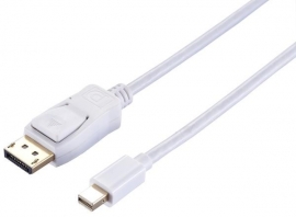 BLUPEAK 1M MINI DISPLAYPORT MALE TO DISPLAYPORT MALE CABLE (LIFETIME WARRANTY) (Mddp01)