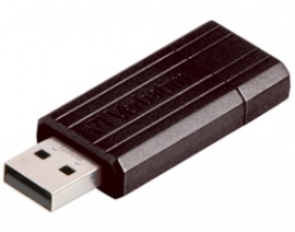 Verbatim Store N Go Pinstripe Usb Drive 128gb (black) 49071