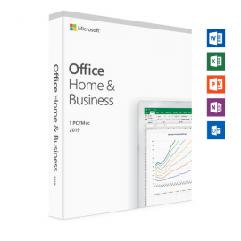 MICROSOFT OFFICE 2019 HOME & BUSINESS - RETAIL BOX FOR WINDOWS 10 AND MAC - P6 (T5D-03301)